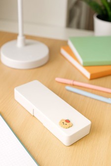 Пенал пластиковый "Tiny bear", grey