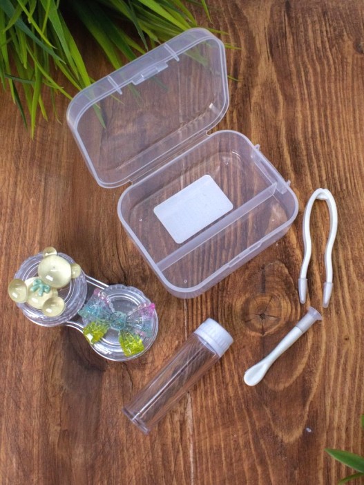 Контейнер для линз &quot;Clear bear&quot;, yellow 