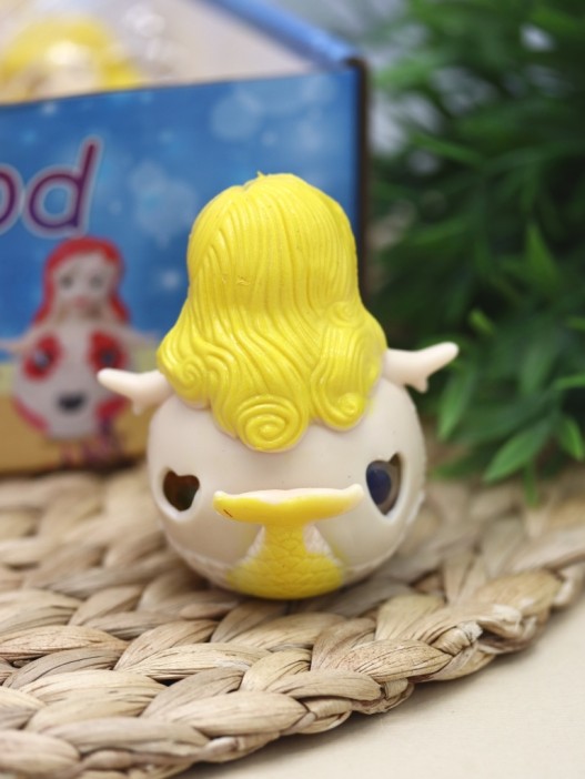 Мялка - антистресс «Mermaid», yellow 