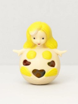 Мялка - антистресс «Mermaid», yellow