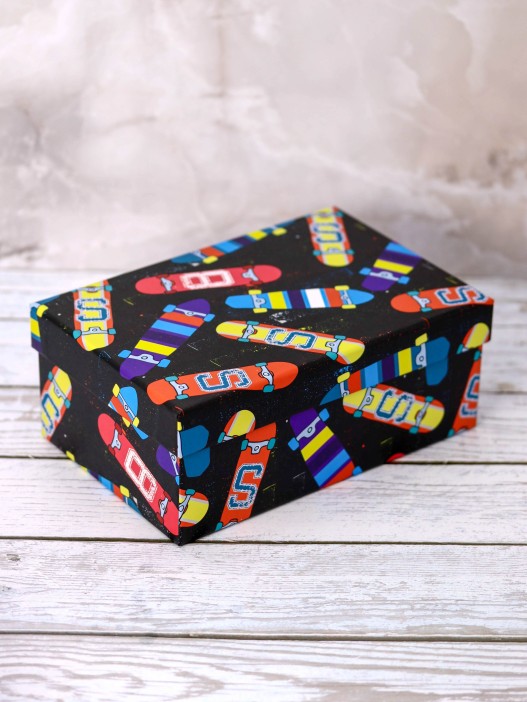 Набор подарочных коробок 3 в 1 «Skateboard», 18*12*7-21*14*8.5-23*16*9.5 