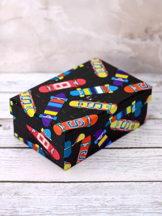 Набор подарочных коробок 3 в 1 «Skateboard», 18*12*7-21*14*8.5-23*16*9.5 