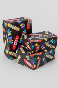 Набор подарочных коробок 3 в 1 «Skateboard», 18*12*7-21*14*8.5-23*16*9.5