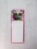 Магнитный блок для записей с карандашом «Animal family», pink, 10х27 см 