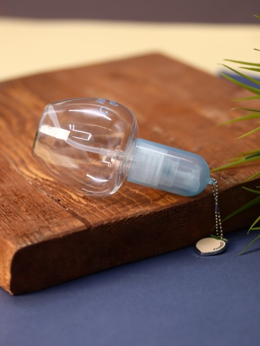 Дорожная бутылочка &quot;Good day peach&quot;, blue (70 ml) 