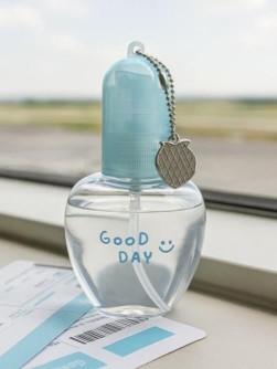 Дорожная бутылочка "Good day peach", blue (70 ml)
