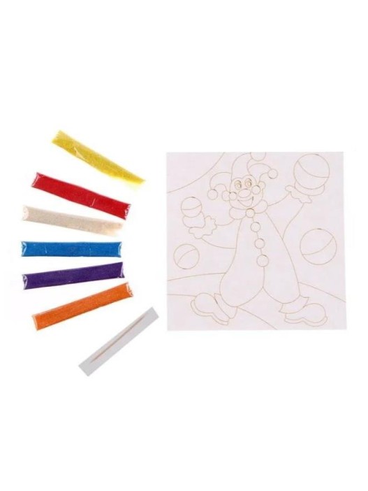 Набор игрушка &quot;ПЕСОЧНАЯ ОТКРЫТКА - Клоун&quot; 