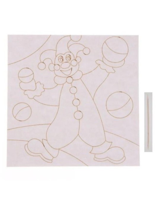 Набор игрушка &quot;ПЕСОЧНАЯ ОТКРЫТКА - Клоун&quot; 