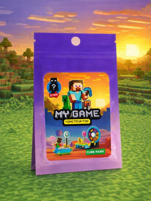 Набор для конструирования "Моя игра Кубический парк", 71 деталь 