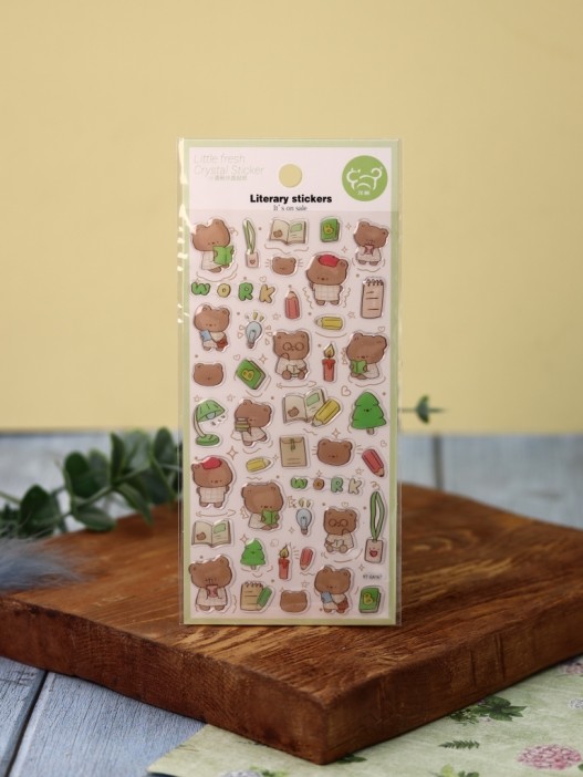 Наклейки "Bear work" 