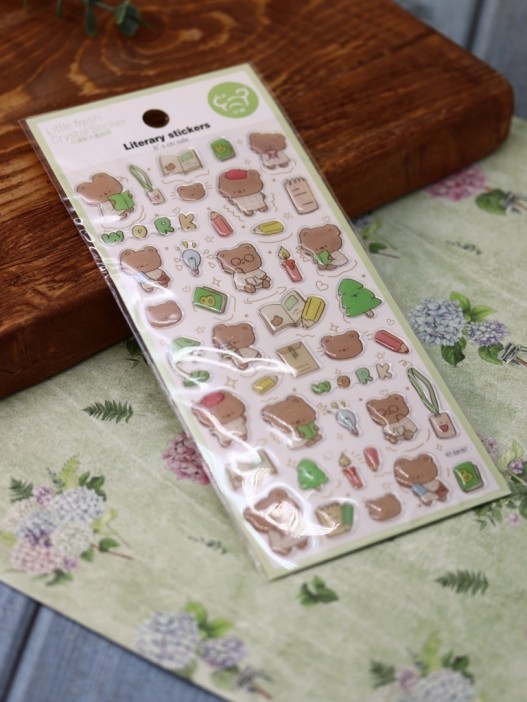 Наклейки "Bear work" 