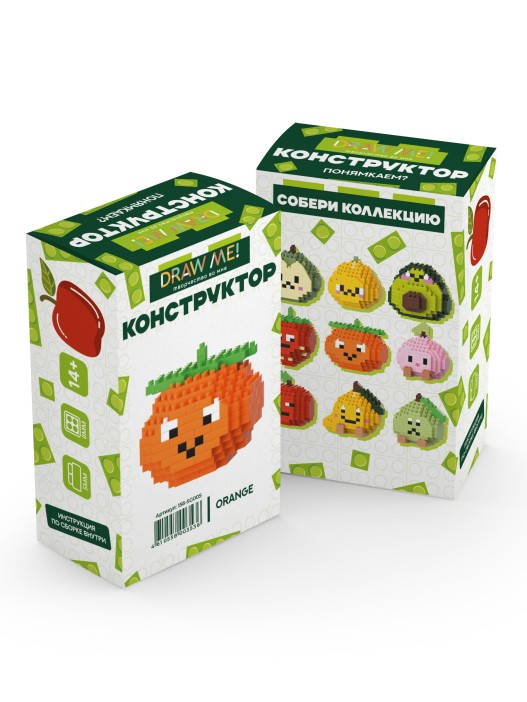 Конструктор "ORANGE" (171 детали), 5*5*4 см. 