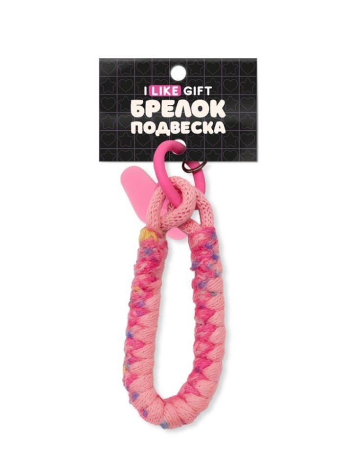 Брелок-подвеска для телефона iLikeGift "Стрела", розовый