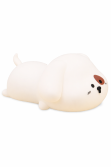 Ночник "Chilling dog", белый (15.8*10.5*7 см)