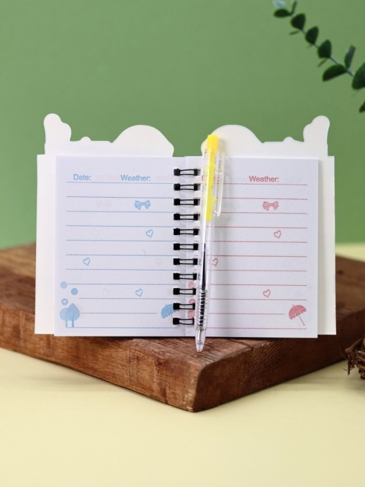 Блокнот с ручкой &quot;Единорог&quot; mix, 8*12 см 