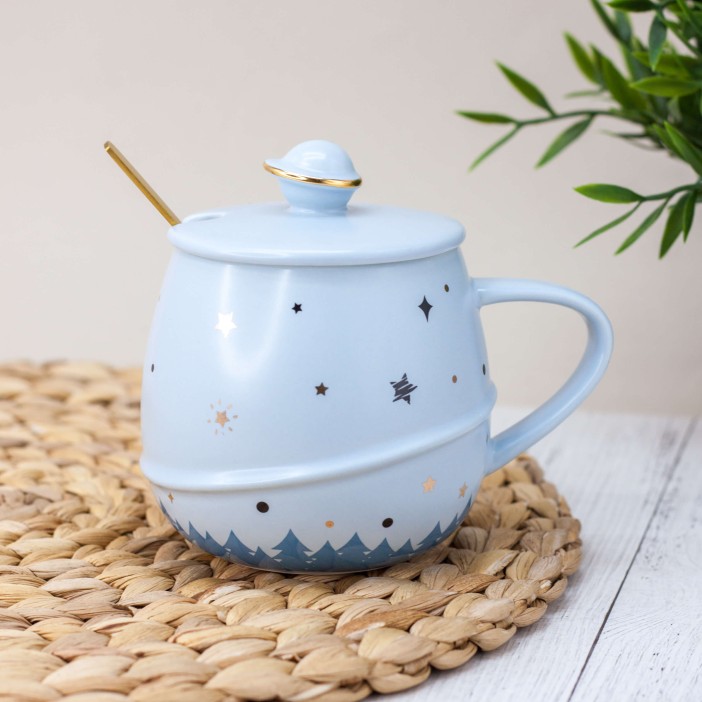 Кружка "Planet and stars", blue (440 ml) 