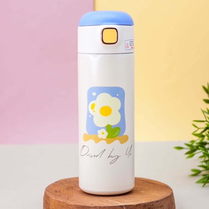 Термос "View plant", blue (420 ml) 