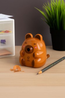 Точилка для карандашей механическая "Capybara", mix
