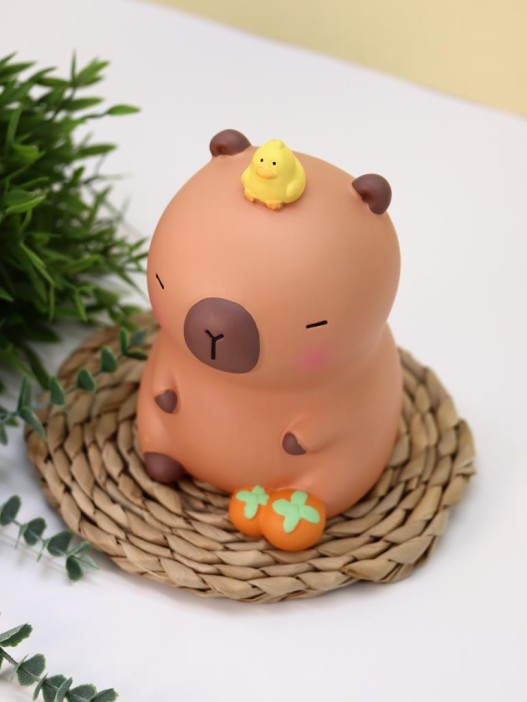 Копилка &quot;Capybara duck&quot;, brown (19,5 см), пластик 