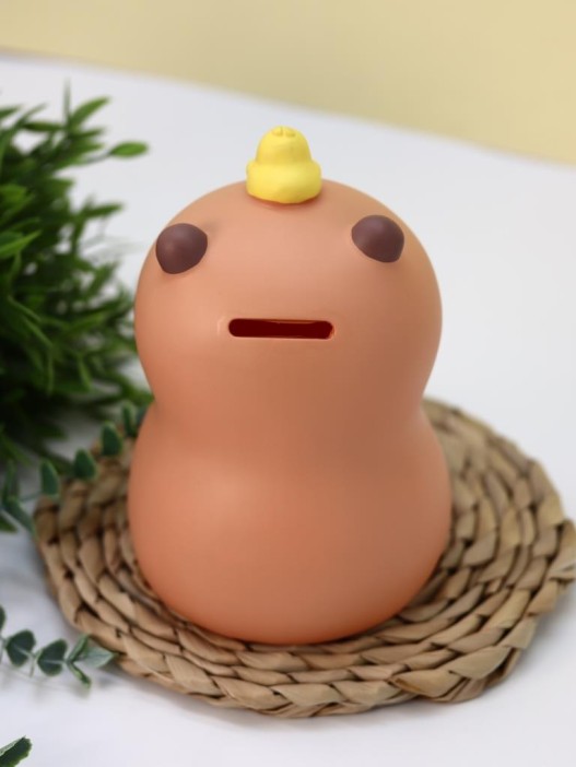 Копилка &quot;Capybara duck&quot;, brown (19,5 см), пластик 