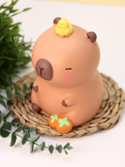 Копилка &quot;Capybara duck&quot;, brown (19,5 см), пластик 