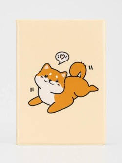 Обложка для паспорта Аниме «Shiba inu love», плотность 560 мкм