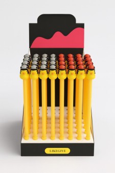 Ручка "Duck racer", шоубокс 48 шт.