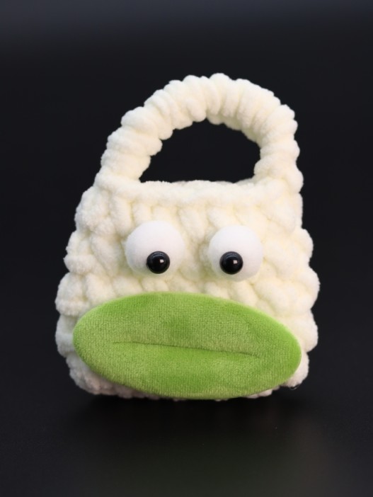 Сумочка для наушников &quot;Big mouth&quot;, green (11.5*9.5 см) 