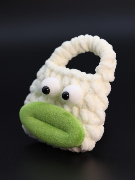 Сумочка для наушников &quot;Big mouth&quot;, green (11.5*9.5 см) 