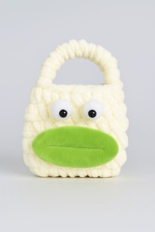 Сумочка для наушников "Big mouth", green (11.5*9.5 см)