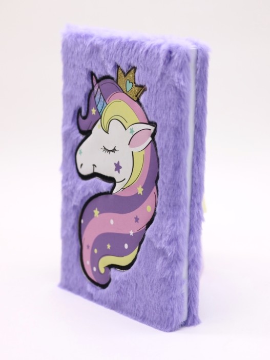 Блокнот плюшевый «Princess Unicorn» (21,5*14,5 см) 