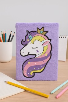Блокнот плюшевый «Princess Unicorn» (21,5*14,5 см)