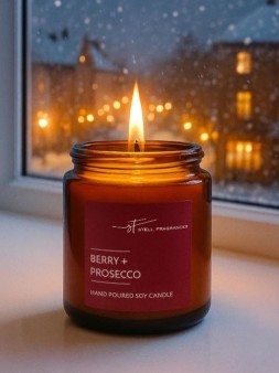Свеча Stella Fragrance "BERRY + PROSECCO" 90 гр.