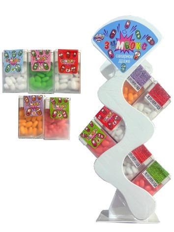 Сахарное драже в боксе «Зумбокс» 30 шт. 