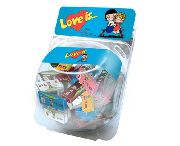 Жевательные конфеты &quot;Love is&quot; Ассорти, Сфера 60 шт 
