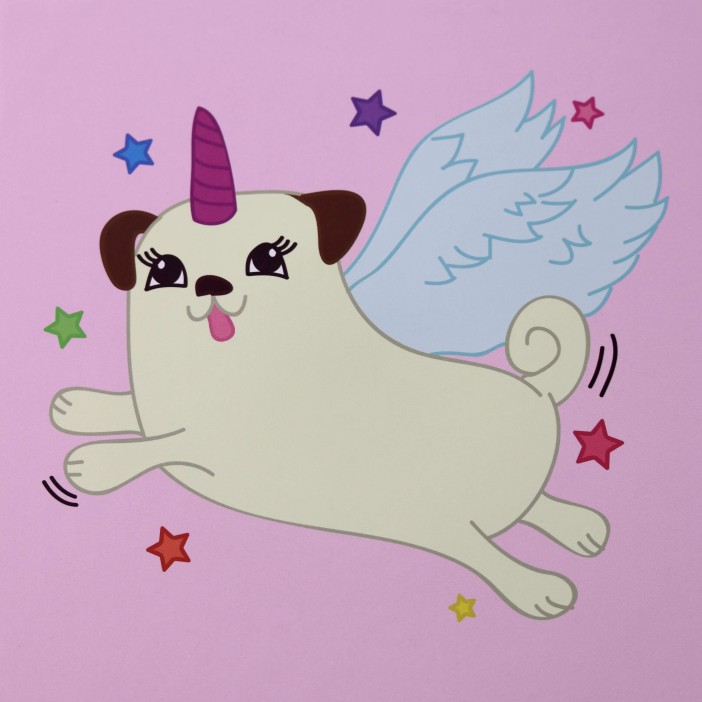 Подарочная коробка «Mopscorn», 19*19*9.5 