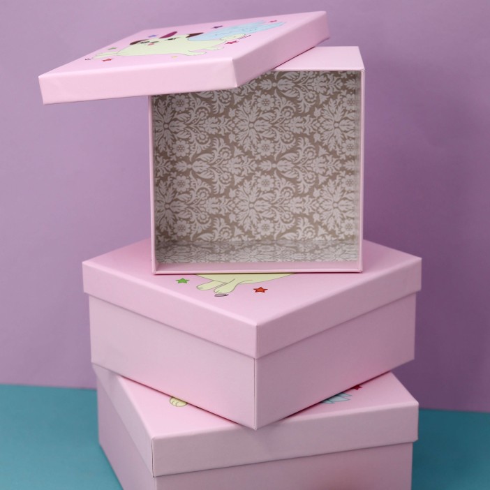 Подарочная коробка «Mopscorn», 19*19*9.5 