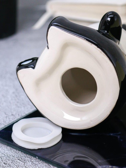 Копилка керамическая «Hugge panda», white (12,5х10 см) 