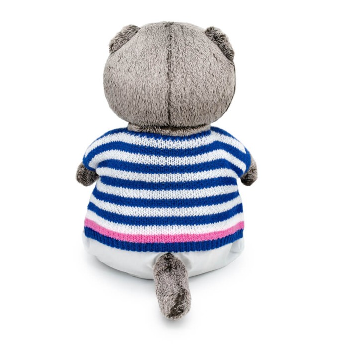 Мягкая игрушка "Басик в полосатом свитере и брюках" (22 см) 