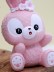 Копилка «Surprised bunny», pink (20 см), пластик 