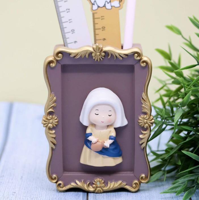 Подставка для канцелярских принадлежностей «Peasant girl», brown 