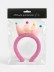 Плюшевый ободок для волос GIRLY &quot;Crown&quot;, pink 