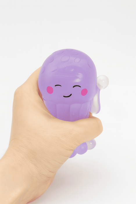 Мялка - антистресс «Cute octopus», puruple 