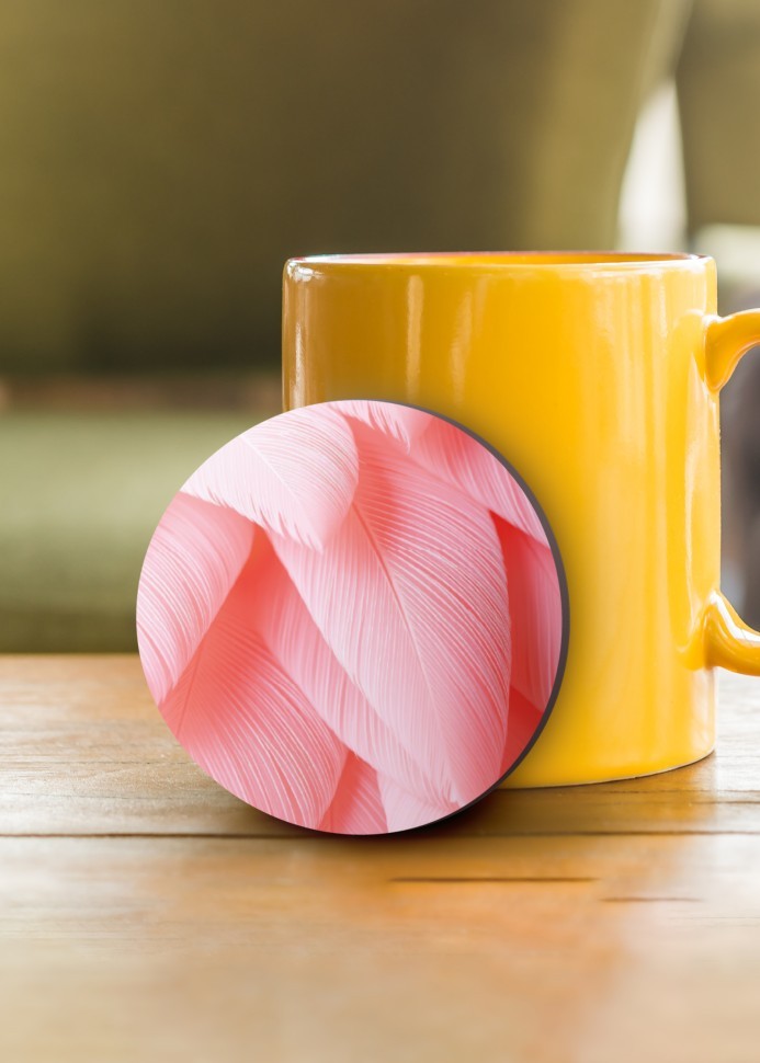 Подставка под горячее iLikeGift "Перья", 9см