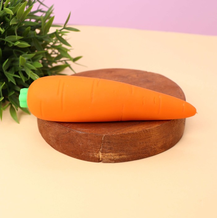 Мялка - антистресс «Stretchy carrot», шоу-бокс 16 шт. 