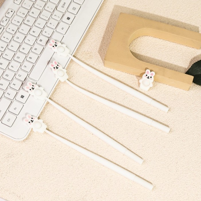 Ручка-прикол гелевая POP IT &quot;Зайка&quot; 