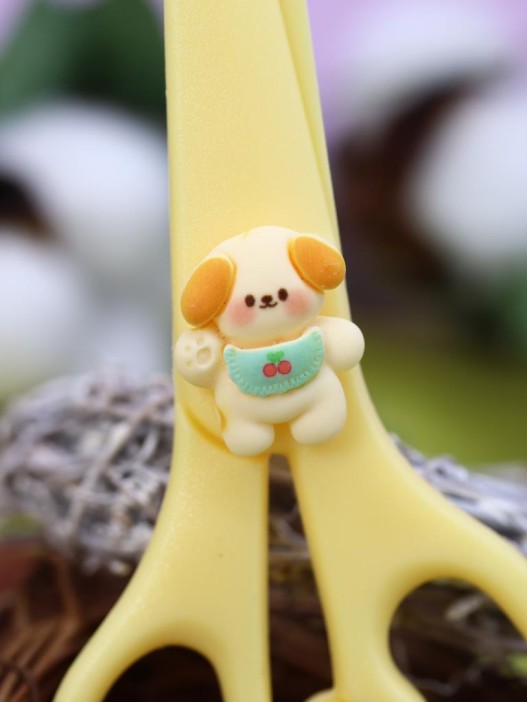 Безопасные ножницы "Dog friend", yellow 