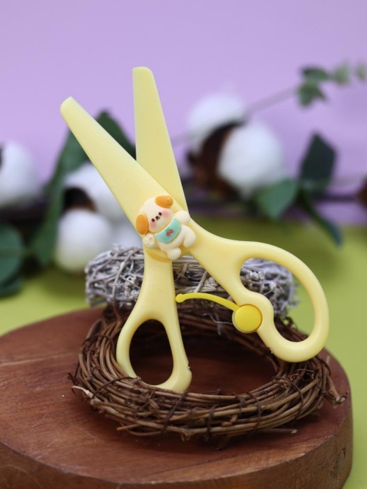 Безопасные ножницы "Dog friend", yellow 