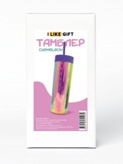 Тамблер iLikeGift &quot;Chameleon&quot;, purple