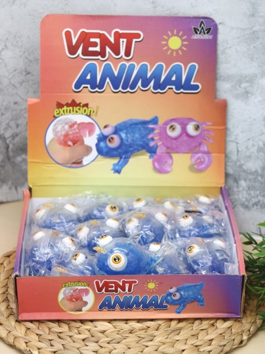 Мялка - антистресс «Vent animal», blue 